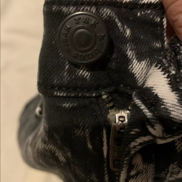 Rag & Bone Acid B&W Stretch Denim Skinny Jean Sz26 - Picture 5 of 7